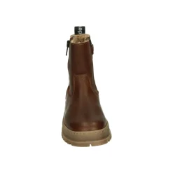 Jungen Fellgefütterte Stiefel Cognac Leder>Develab Discount