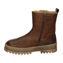 Jungen Fellgefütterte Stiefel Cognac Leder><noscript><img width=
