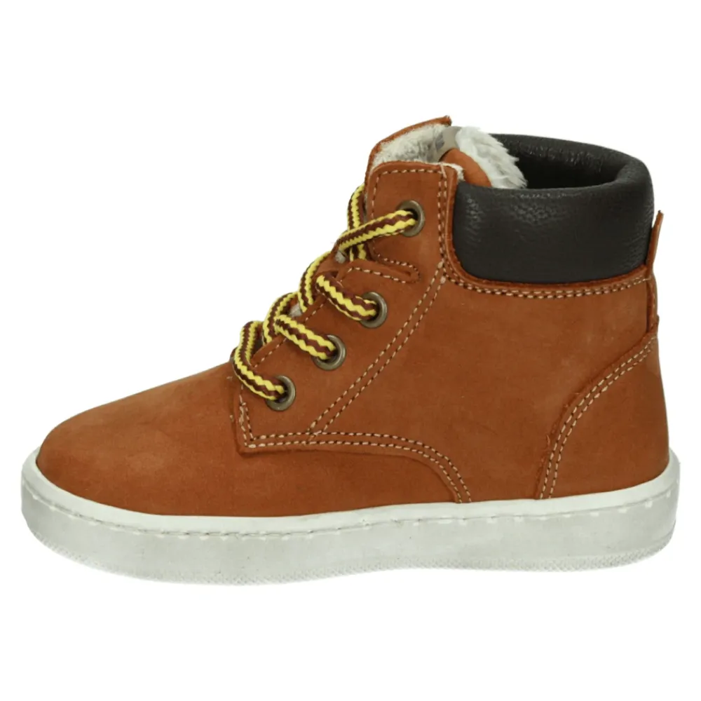 Jungen Nubuk Schuhe in Cognac>Develab Discount