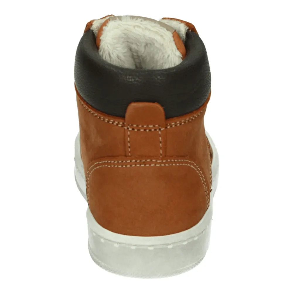 Jungen Nubuk Schuhe in Cognac>Develab Discount