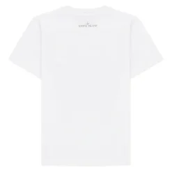 Junior Baumwoll-T-Shirt mit Logo-Print>Stone Island Discount