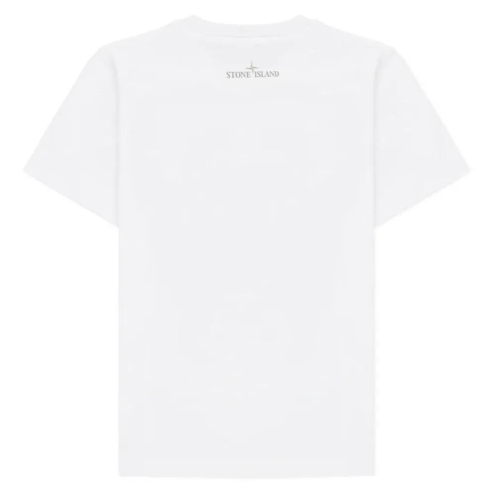 Junior Baumwoll-T-Shirt mit Logo-Print>Stone Island Discount