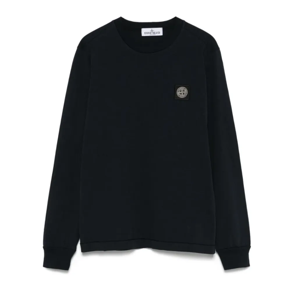 Junior T-Shirt mit Kompass-Applikation>Stone Island