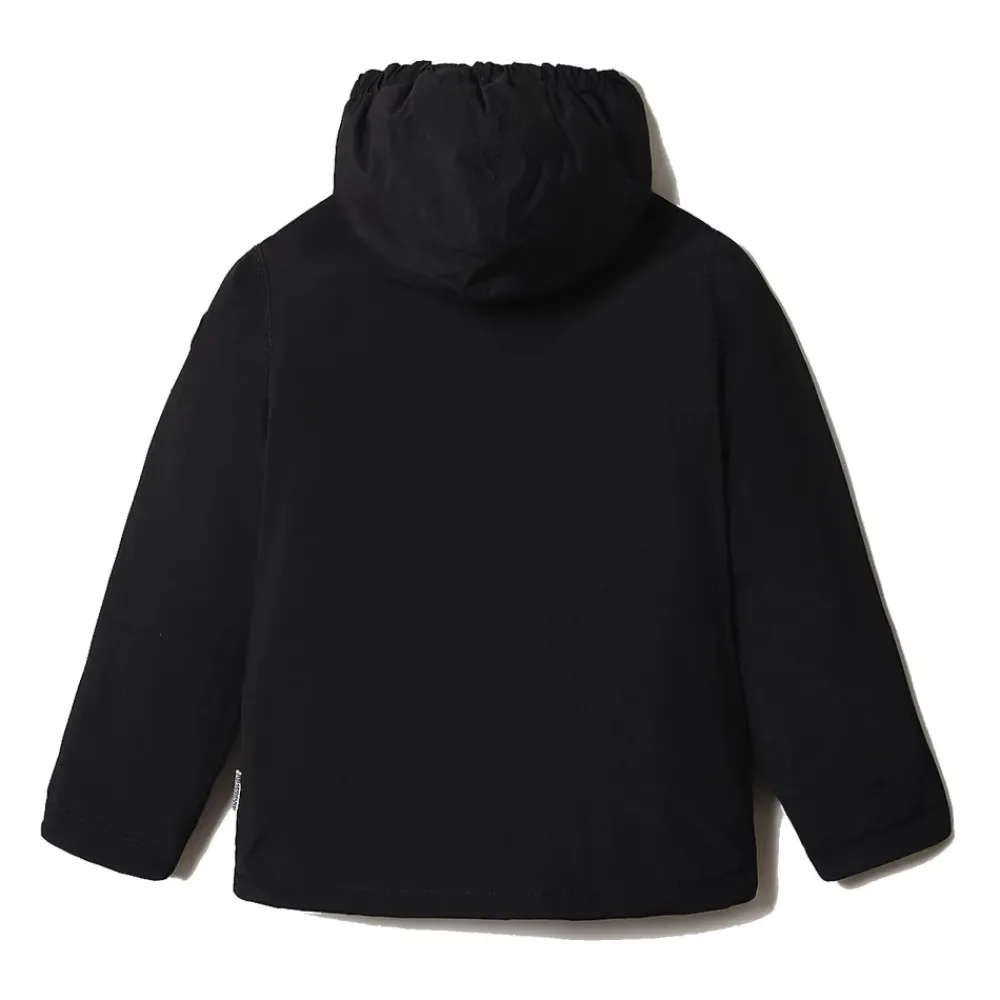 Kapuzenjacke mit durchgehendem Reißverschluss und Logo-Patch>Napapijri Discount