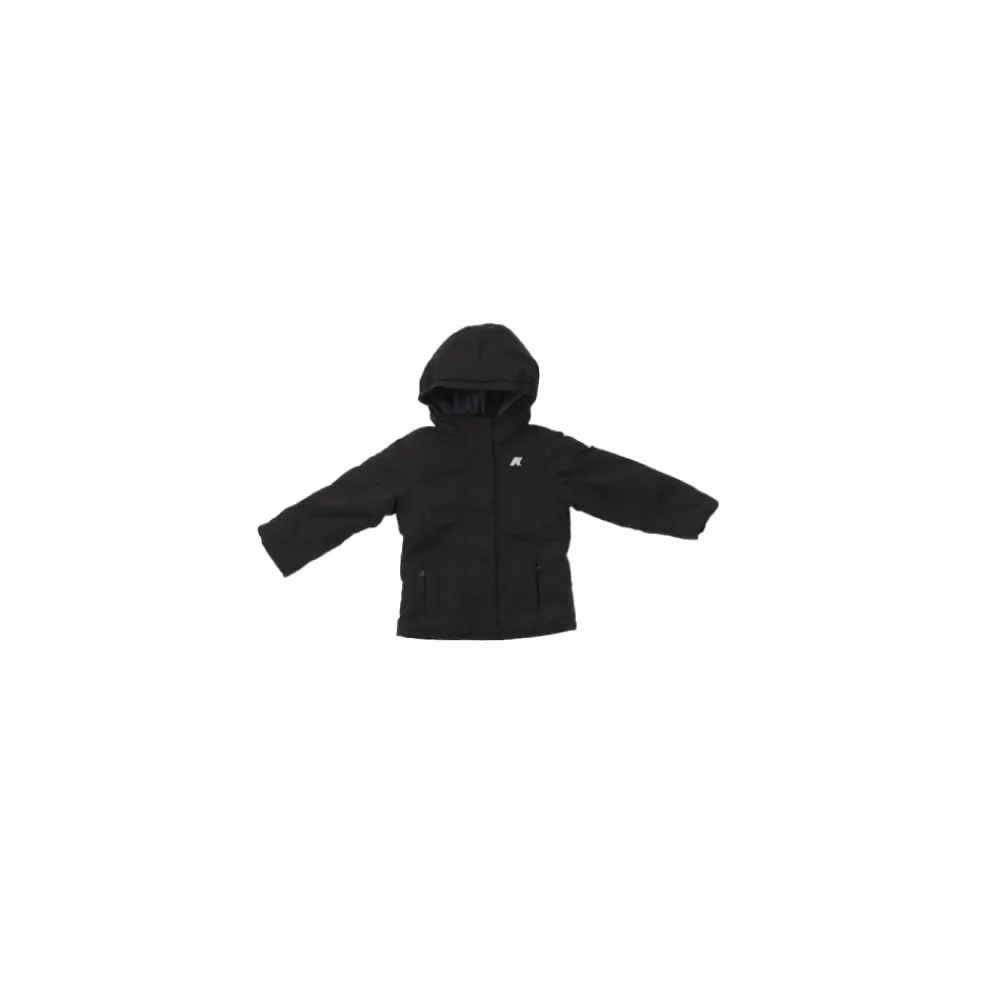 Kapuzenmantel mit Frontlogo>K-Way Hot