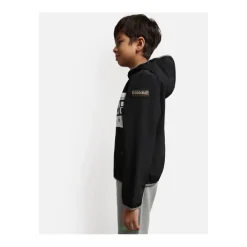 Kapuzenpullover mit Reißverschluss und Logo><noscript><img width=