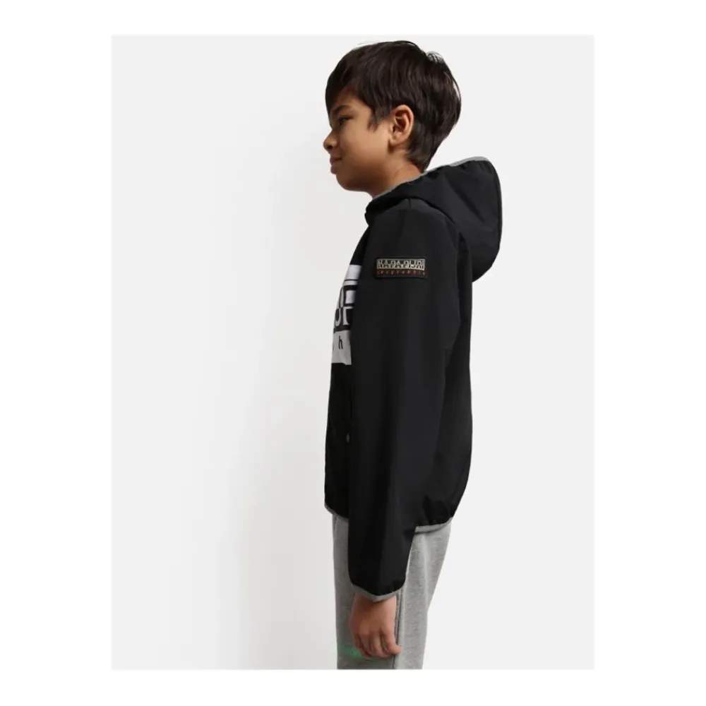 Kapuzenpullover mit Reißverschluss und Logo>Napapijri Sale