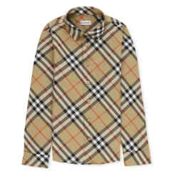 Kariertes Baumwollhemd für Jungen>Burberry Best