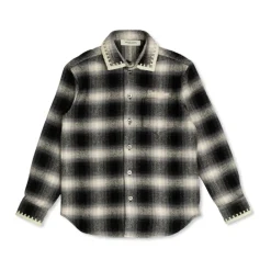 Kariertes Hemd mit Logo>Golden Goose Clearance