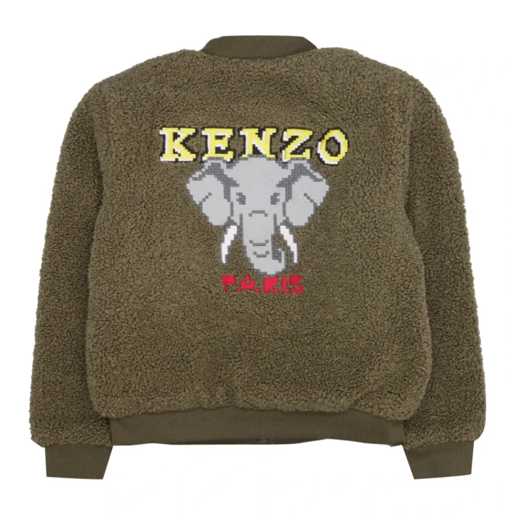 Khaki Baumwoll-Sweatshirt>Kenzo New