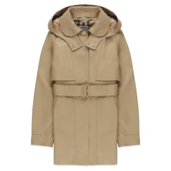 Kinder r Baumwollmantel mit Kapuze>Burberry Best