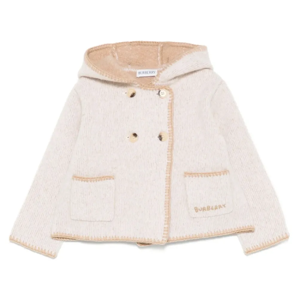 Kinder r Wollkapuzenpullover>Burberry Online