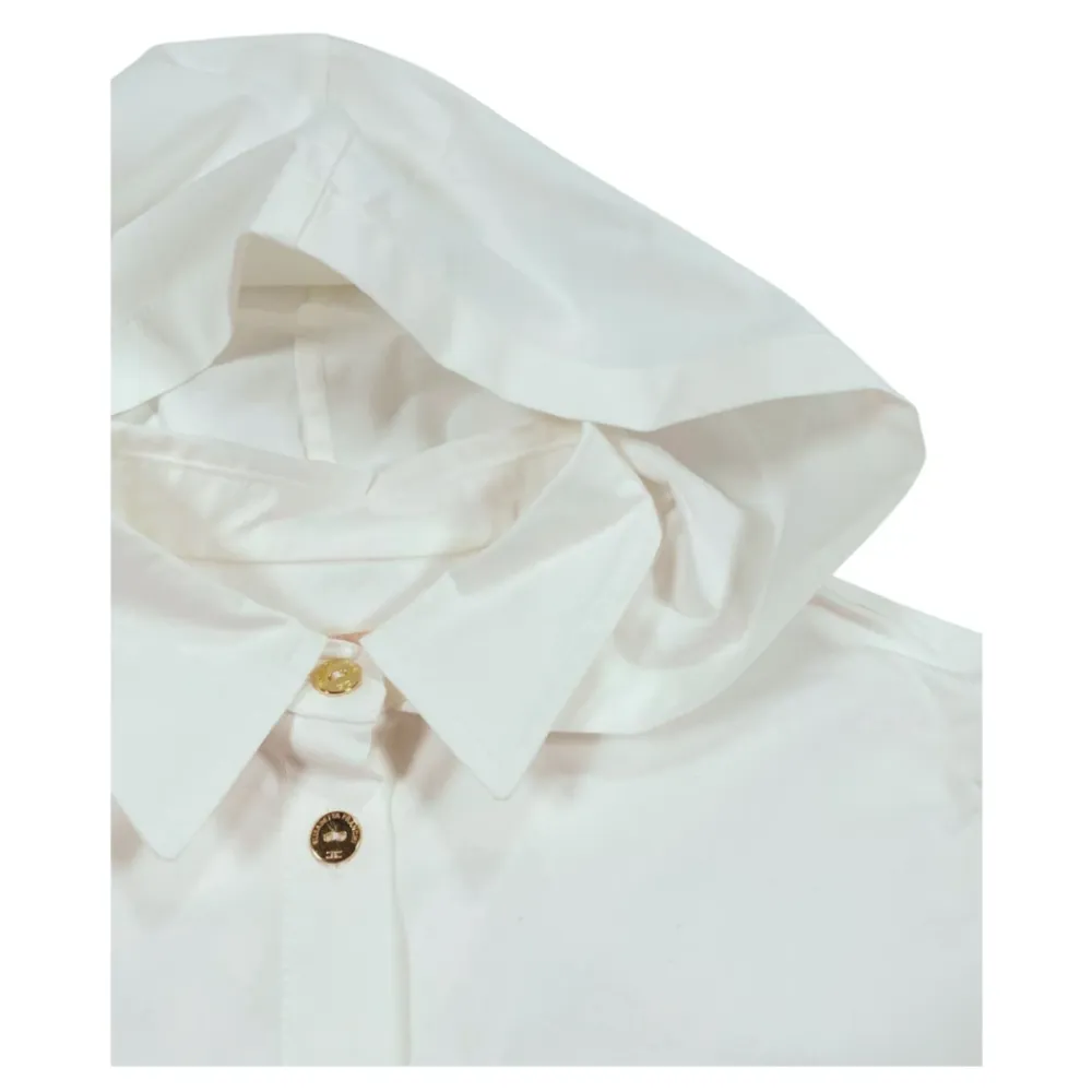 Kinder Butterfarbenes Gekürztes Hemd mit Kapuze>Elisabetta Franchi Sale