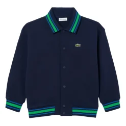 Kinder Button-Down Fleece Jacke Marine>Lacoste Hot
