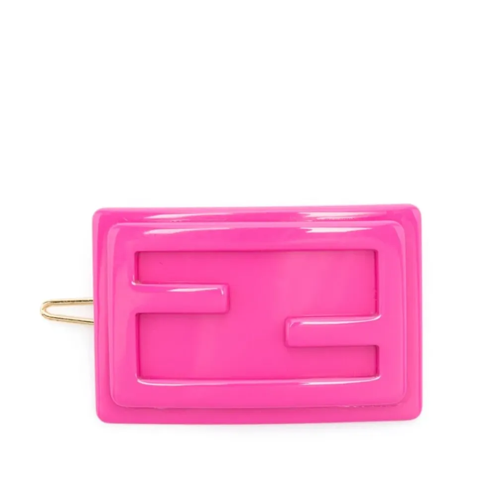 Kinder Fuchsia Accessoires Rechteck Clip>Fendi Sale
