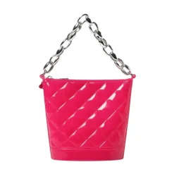 Kinder Gepolsterte Ketten Tasche in Fuchsia>Monnalisa Sale