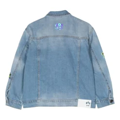 Kinder Jeansjacke mit Multicolor Applikationen>BARROW Hot