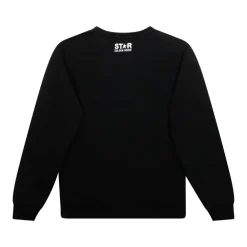 Kinder Logo-Print Sweatshirt Dunkelblau Weiß>Golden Goose Hot