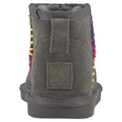 Kinder Multicolor Wildleder Wollstiefel Slip-On><noscript><img width=