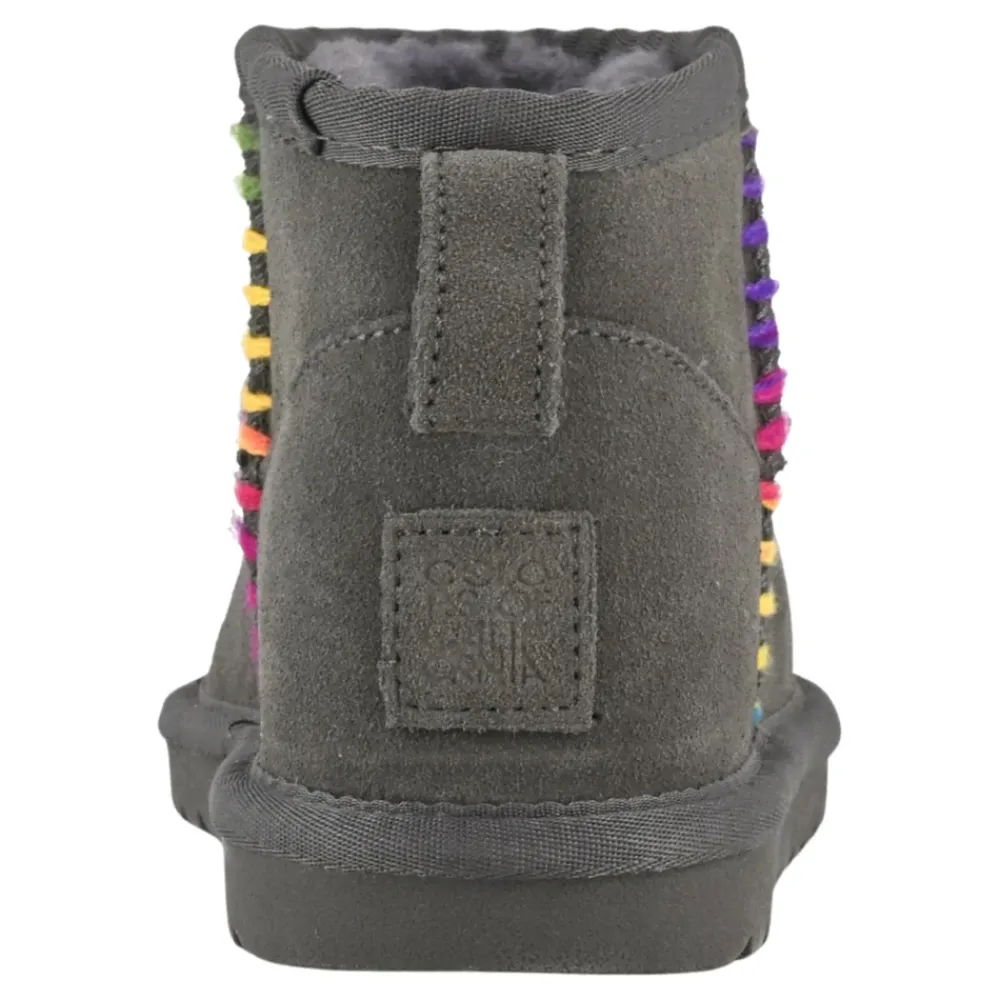 Kinder Multicolor Wildleder Wollstiefel Slip-On>Colors of California Outlet