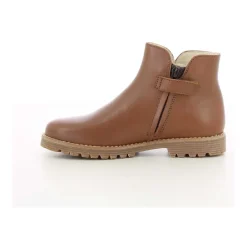 Kinder Schuhe in Cognac Farbe><noscript><img width=