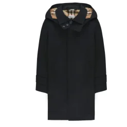 Kinder er Baumwollmantel mit Kapuze>Burberry Outlet