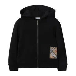 Kinder er Pullover mit Karo-Patch>Burberry Outlet