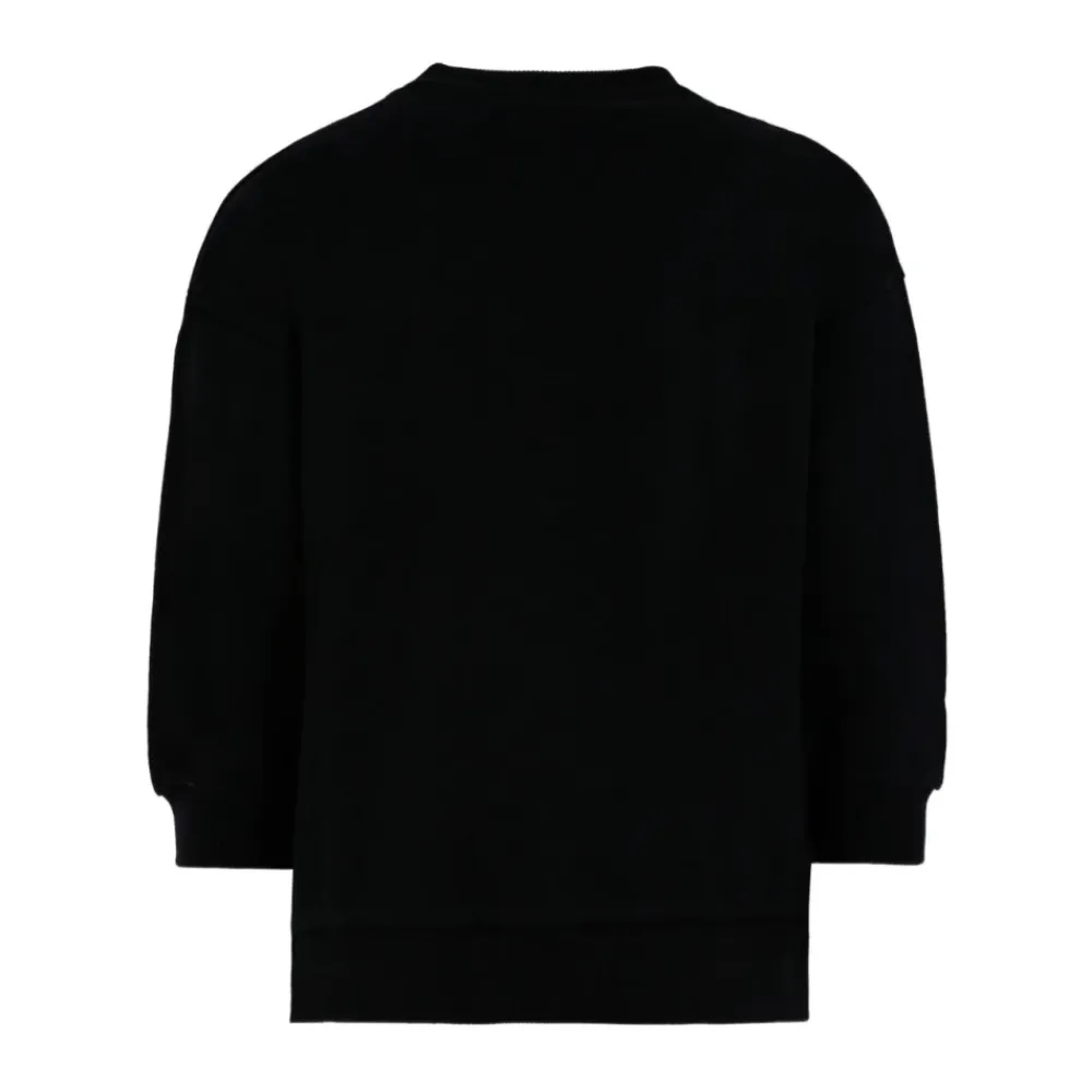 Klassischer Baumwoll-Sweatshirt Nero AW25>Balmain