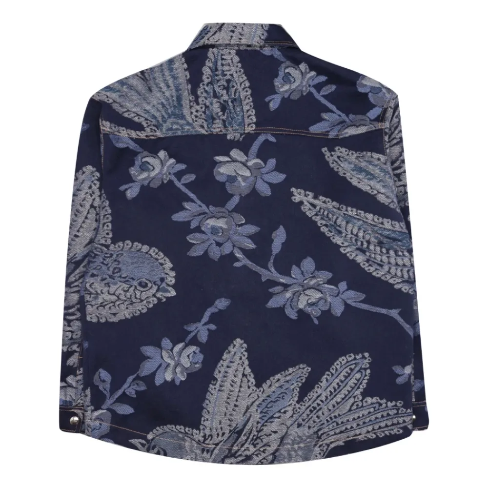 Kragen Langarm-Mantel>Etro Clearance