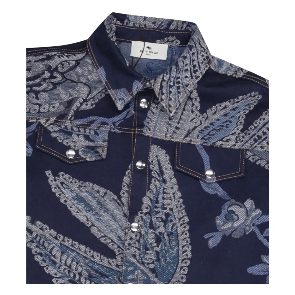 Kragen Langarm-Mantel>Etro Clearance