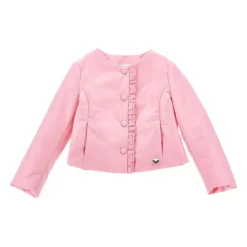 Kragenlose Jacke>Monnalisa Discount