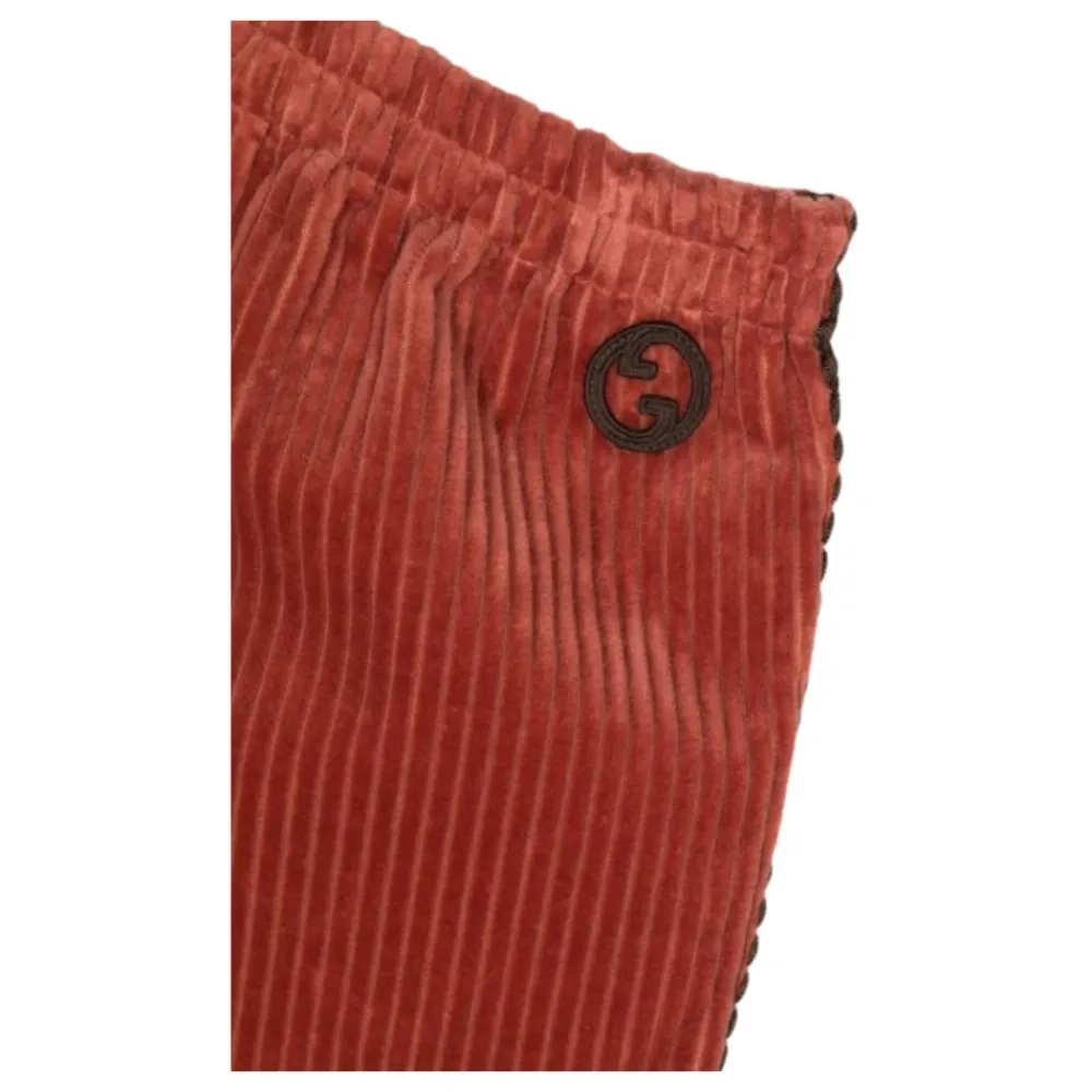 Kupferfarbene Cordhosen für Kinder>Gucci