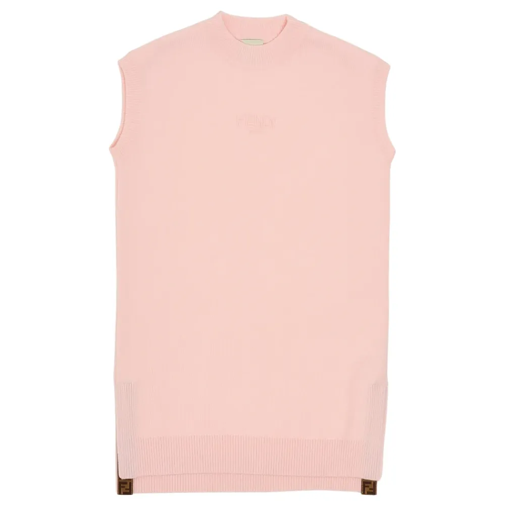 Kurzärmeliges Wollkleid>Fendi New