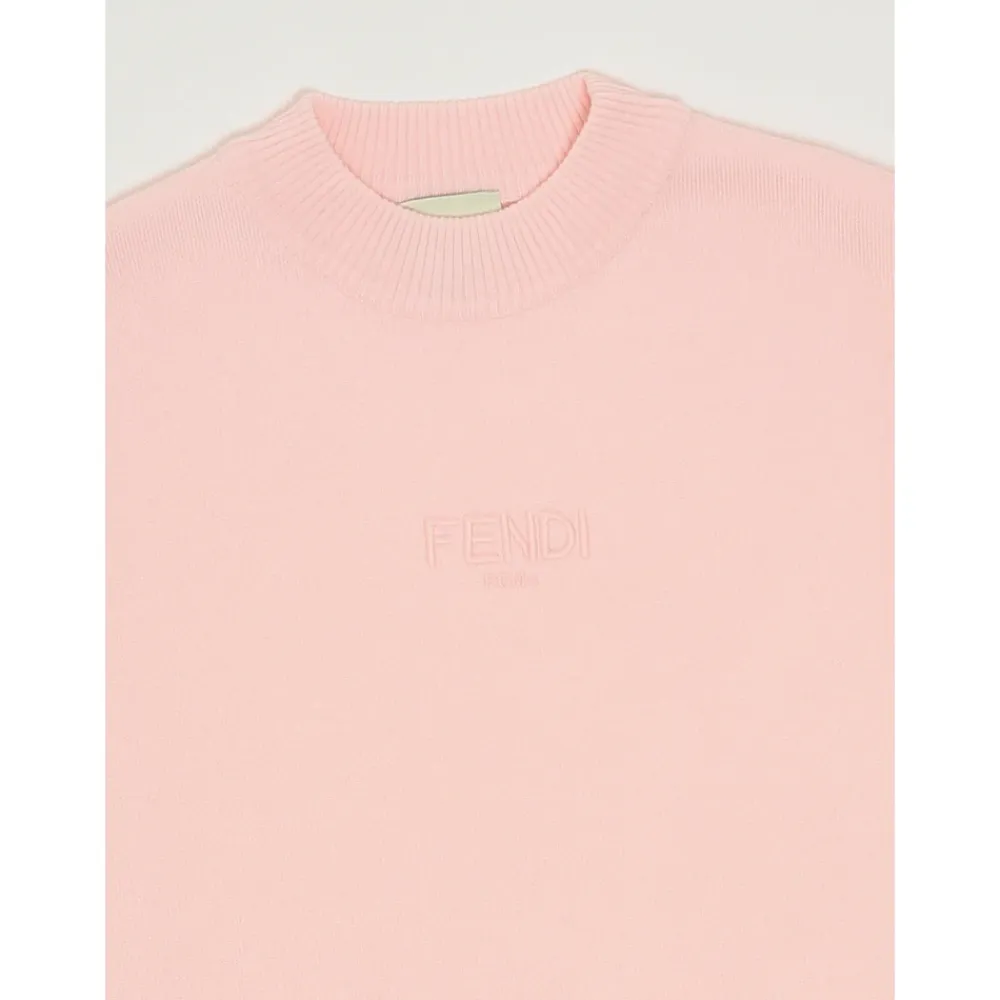 Kurzärmeliges Wollkleid>Fendi New