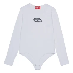 Langarm-Body mit Logo-Stickerei>Diesel Outlet