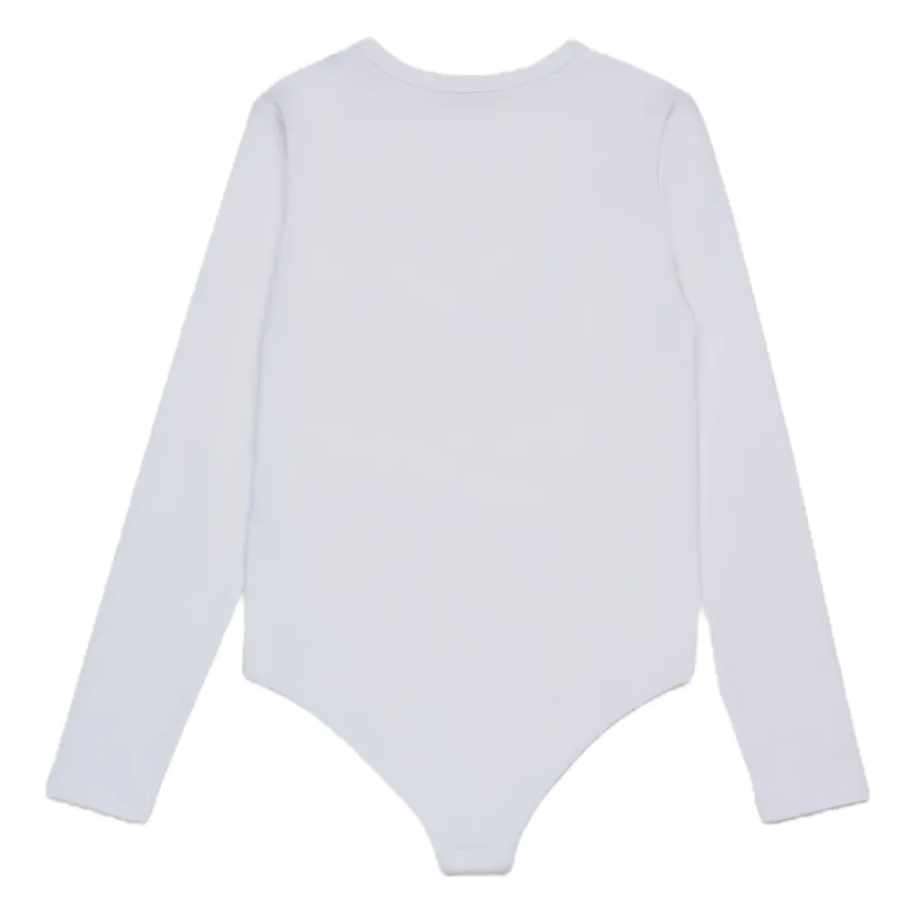 Langarm-Body mit Logo-Stickerei>Diesel Outlet