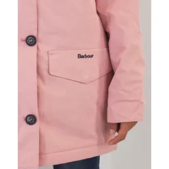 Lange Jacke mit Pelzkragen Doppelverschluss><noscript><img width=