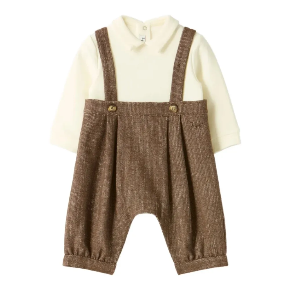 Langärmliger Strampler>Il Gufo Hot