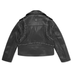 Leather Biker Jacket Smile>Philipp Plein