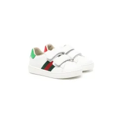 Leather Trainer With Web>Gucci Discount