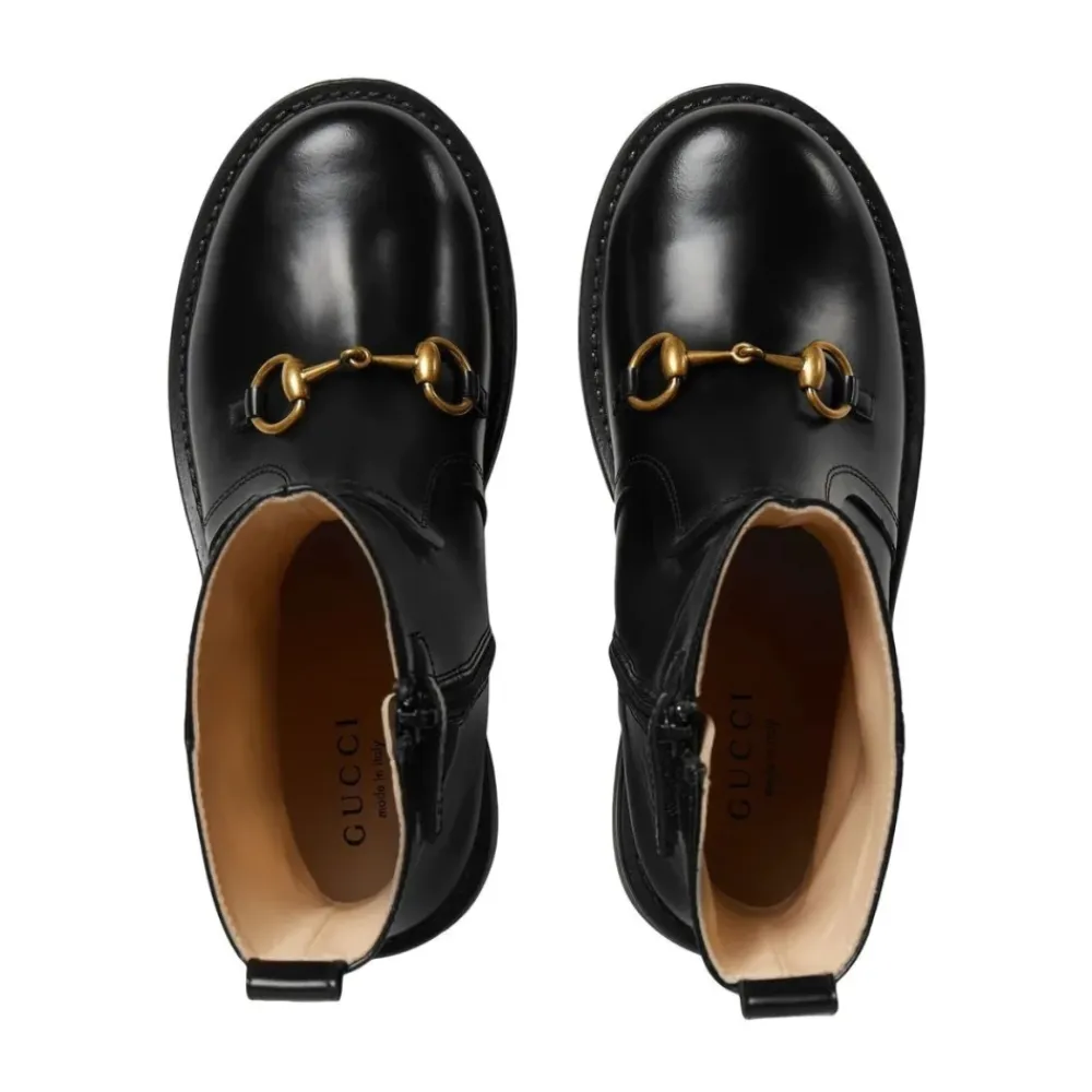 Leder Kinderstiefel>Gucci Hot