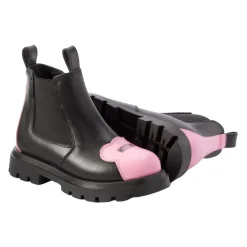 Leder-Stiefeletten><noscript><img width=