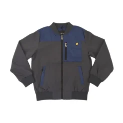 Leichte Fullzip-Jacke mit Logo-Tasche>Lyle & Scott Online