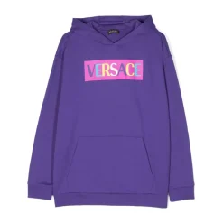 Baumwoll--Kapuzenpulli für Mädchen>Versace New