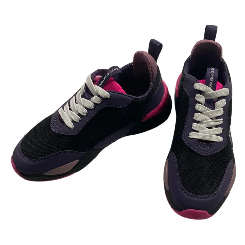 Lila flache Schuhe mit Kontrastdetails>Emporio Armani Hot