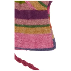 Lila Fleece-Handschuhe für Kinder mit en Streifen>GALLO Clearance