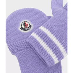 Gestreifte Strickhandschuhe>Moncler New