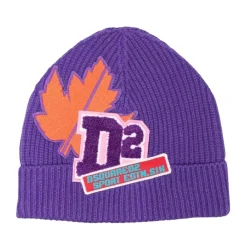 Logo Beanie Mütze Blatt>Dsquared2 Online