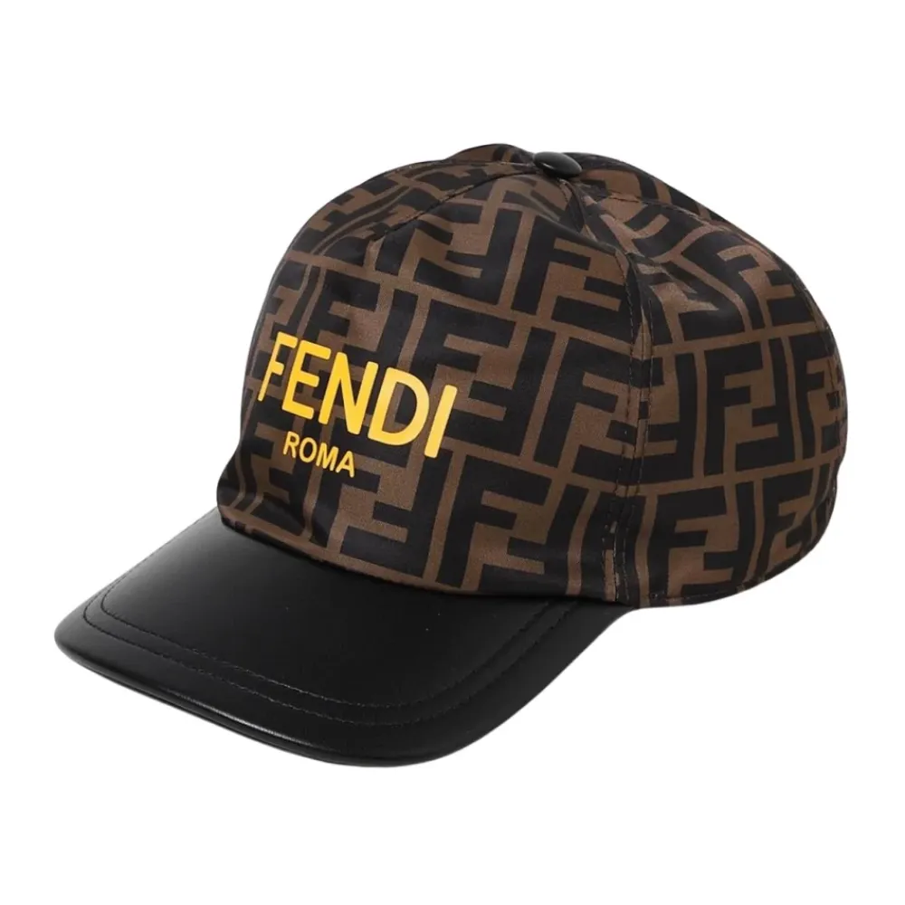 Logo Baseball Cap Stilvolles Praktisches Accessoire>Fendi New