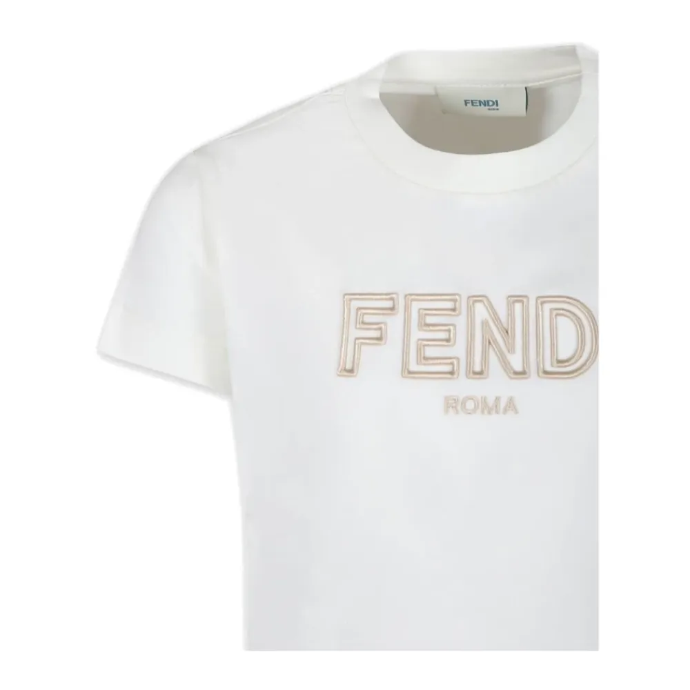 Logo Embroidery T-Shirt>Fendi Clearance